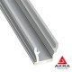 Алюминиевый профиль 0,5х20х20 мм F-образный АМГ3М