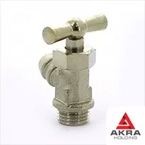 Кран запорный проходной штуцерный ручной