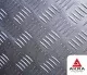 Лист рифлёный нержавеющий чечевица 1,5х4000х2200 мм AISI 316L ГОСТ 8568-77