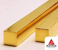 Квадрат латунный 100х100 мм ЛЖС58-1-1