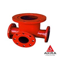 Тройник переходной из чугуна 32x25 мм ЧК