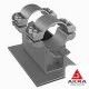 Хомутовые направляющие опоры 159x7,16 AISI-304 СТО 79814898 131-2009
