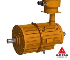 Электродвигатель взрывозащищённый рудничный ВРА160М2 160x18-5x3000 крепление лапы