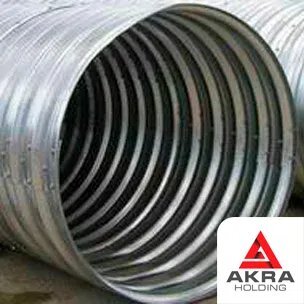 Оцинкованная гофрированная труба 4000 40 09Г2Д