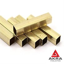 Латунный профиль квадратный Л63 35х40х4 мм декоративный