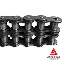 Приводая цепь двухрядная 25,4 мм 2ПР ГОСТ 13568-97 сталь 45