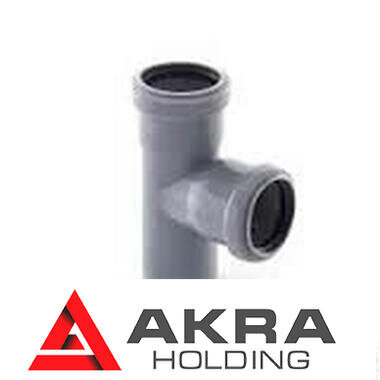 Тройник канализационный 50х50/90гр ПП