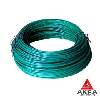 Проволока с полимерным покрытием 0.5 Полиэфир ГОСТ Р 58076-2018