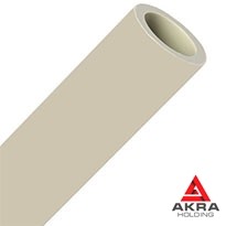 Труба полипропиленовая квадратная 35х35х5000 мм ГОСТ Р 52134-2003 цвет - серый