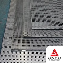 Лист перфорированный Lge шаг 10 мм, отверстие 13 мм 20х1700х3200 мм 09Г2С оцинкованный