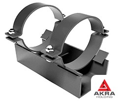 Хомутовая бескорпусная неподвижная опора 219x3,24 ХБ ОСТ 36-146-88