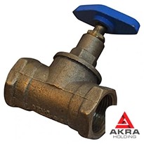 Судовые клапаны запорные муфтовые латунные 16x25 15Б3р