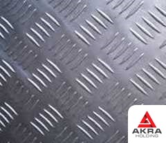 Лист рифлёный нержавеющий квинтет 12х1000х2500 мм 08Х18Н10Т