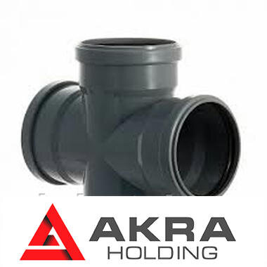 Крестовина одноплоскостная канализационная 110х110х110/90 ПП