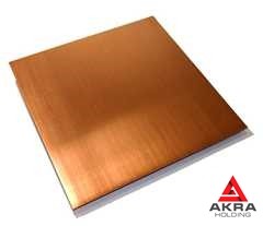 Медный лист 0,6х600х1500 мм М1р холоднокатаный