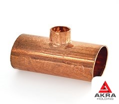 Тройник медный 1.375х1.375 мм